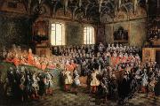 LANCRET, Nicolas Solemn Session of the Parliament for KingLouis XIV,February 22.1723 Sweden oil painting artist